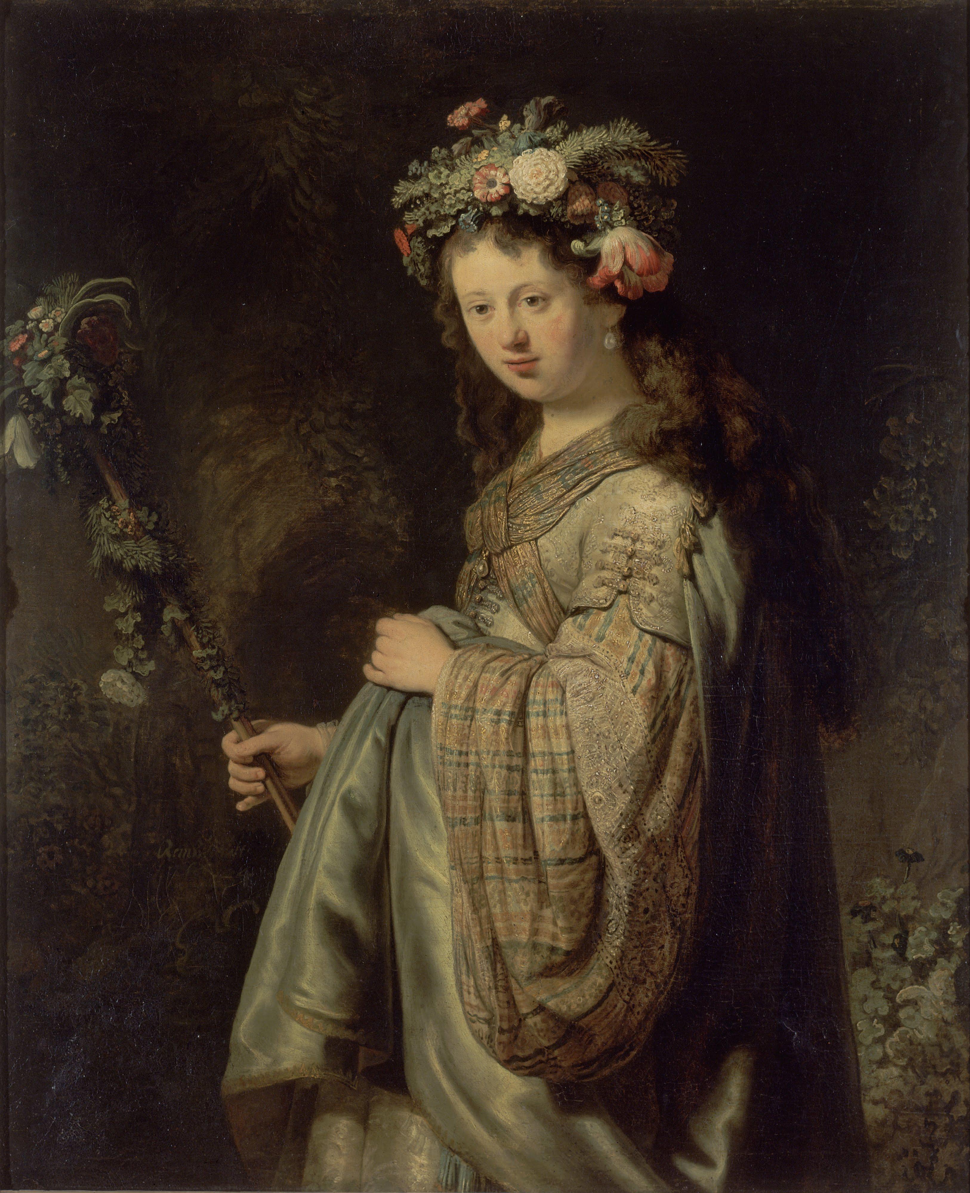 Saskia as Flora