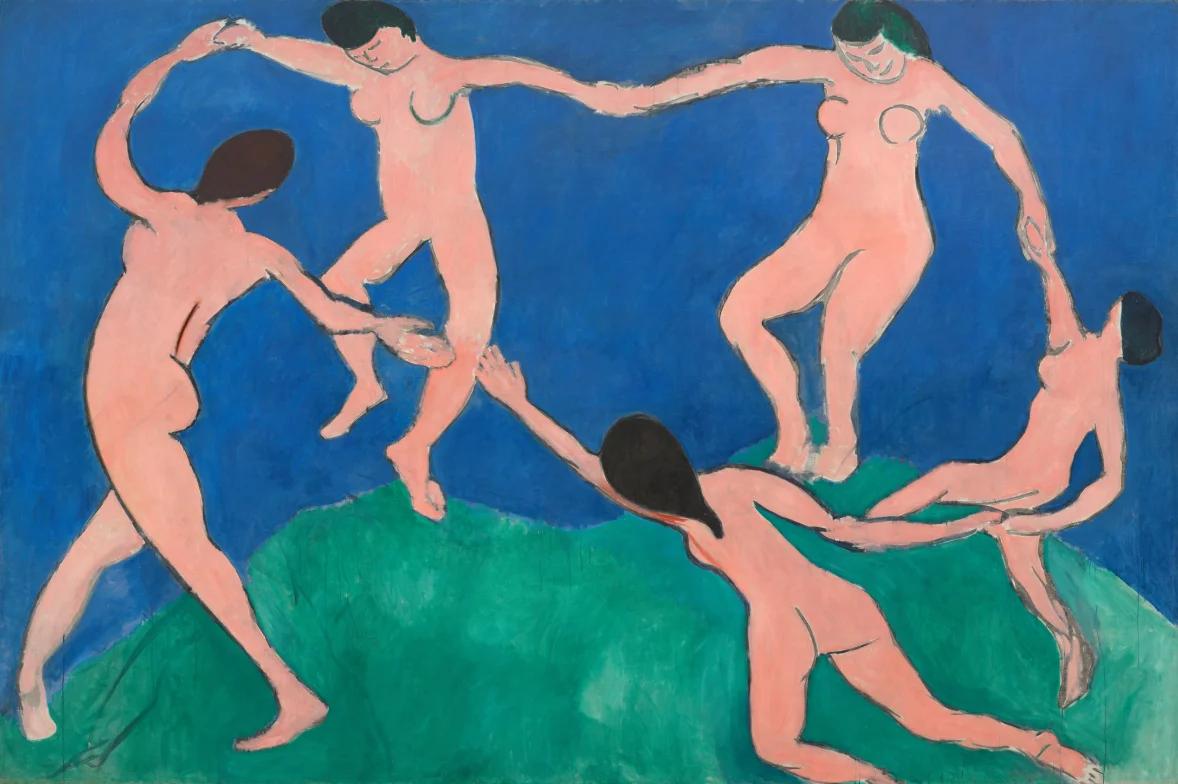 Henri Matisse. Dance (I). Paris, Boulevard des Invalides, early 1909