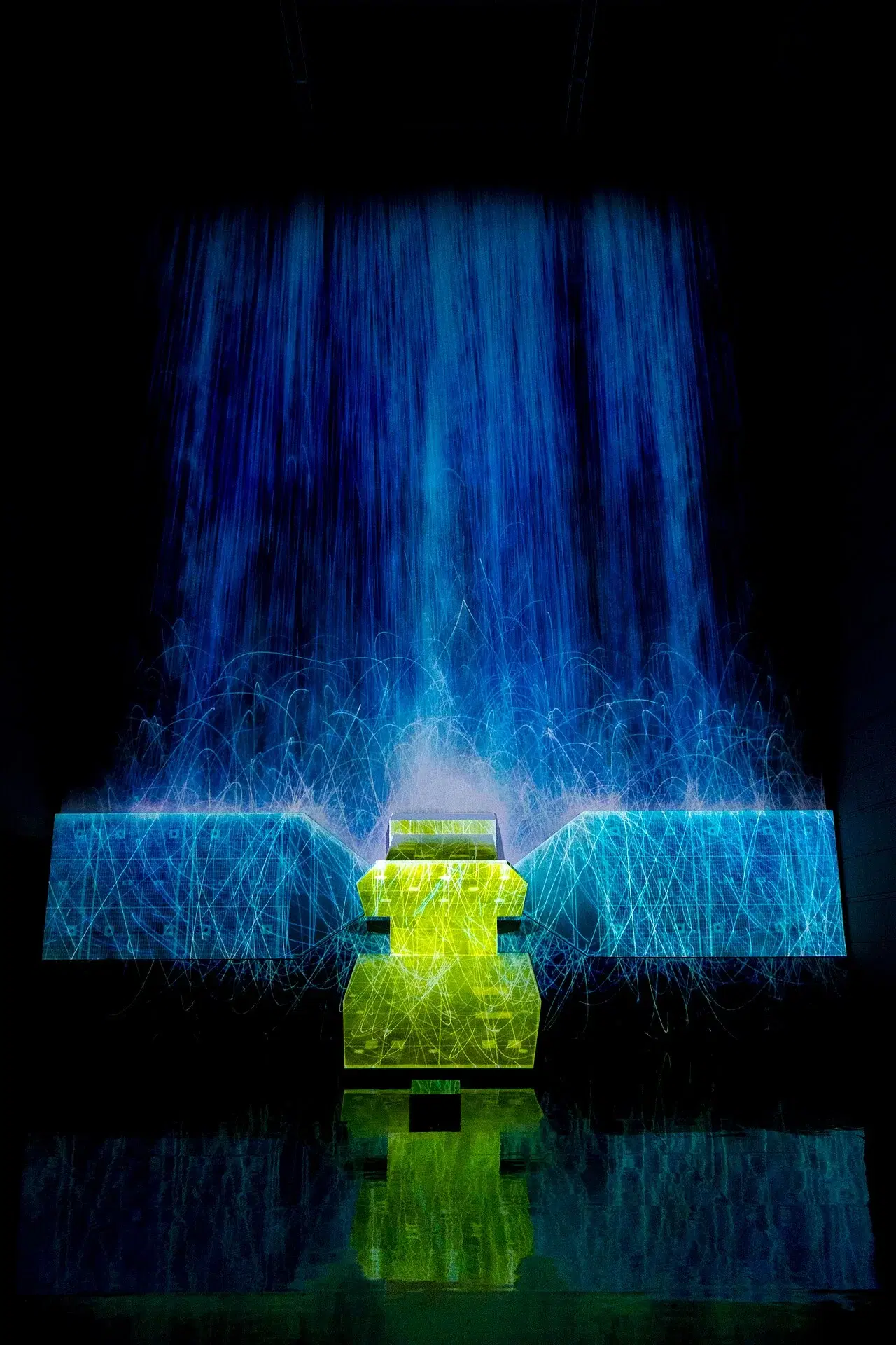 Universe of Water Particles by teamLab