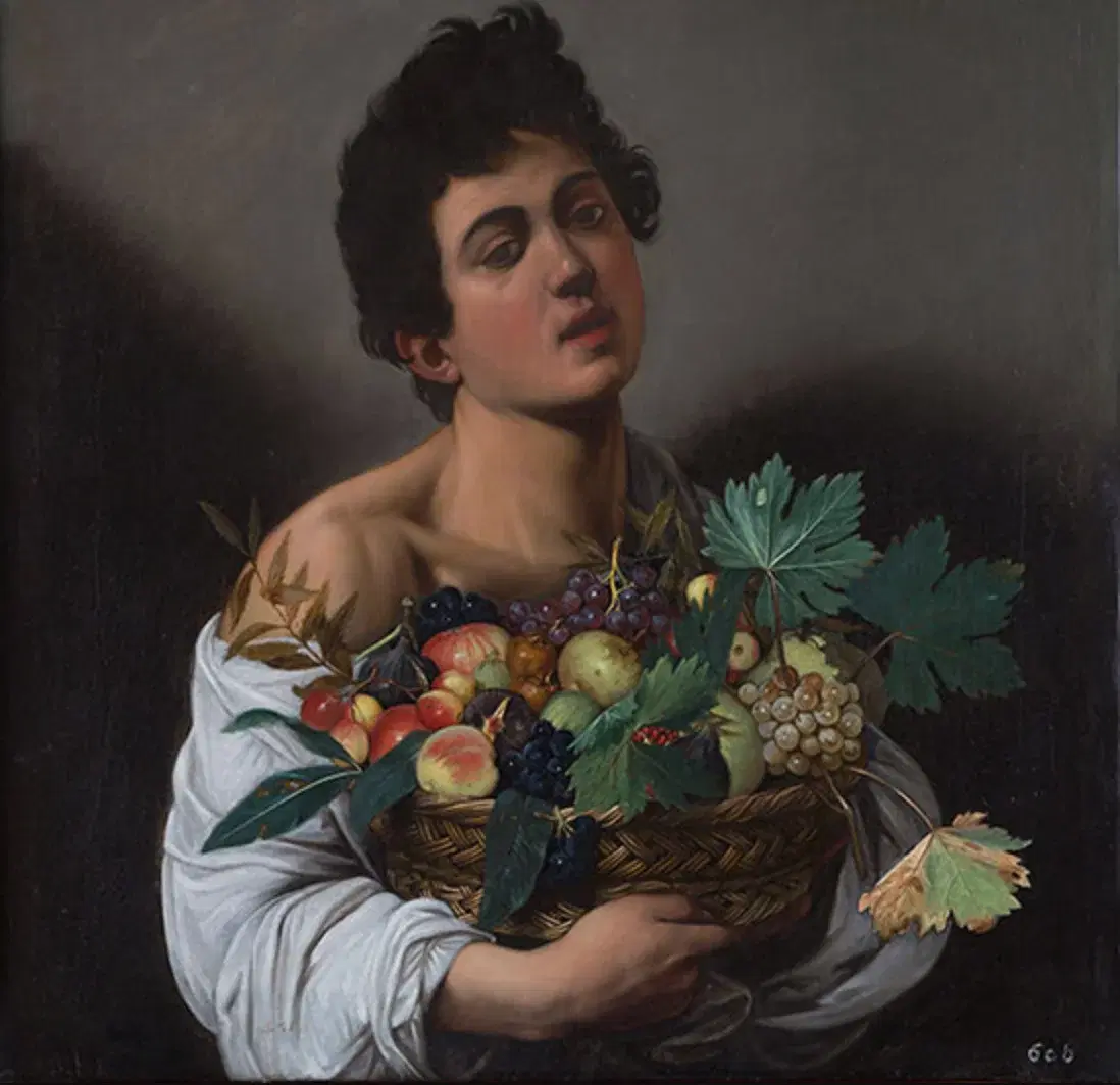 Caravaggio's "Boy with a Basket of Fruit" in Focus