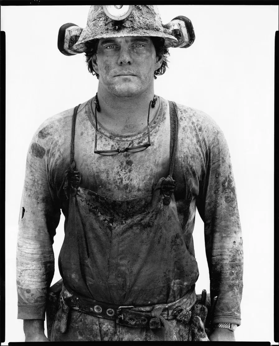 Richard Avedon. Joe Dobosz, uranium miner, Church Rock, New Mexico