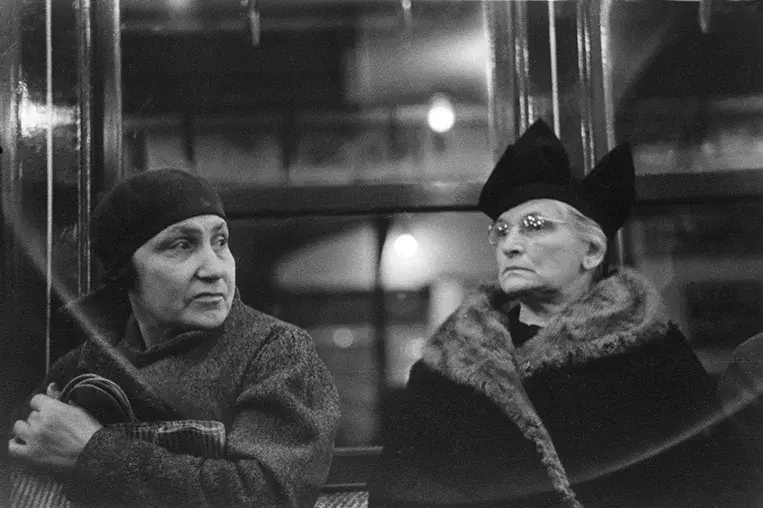 Walker Evans Subway Passengers, New York, 1938
